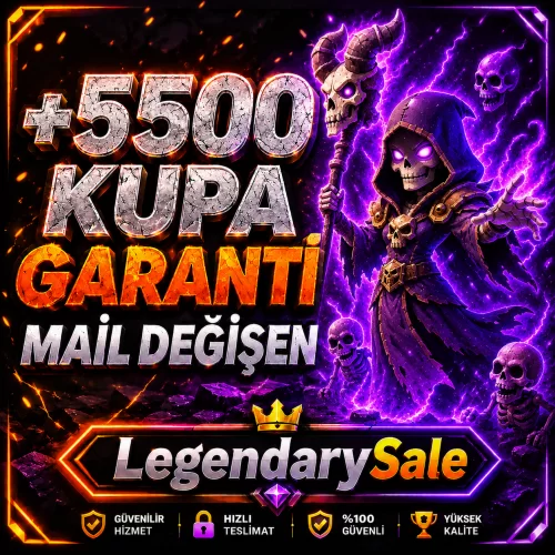  ⭐MAİL DEĞİŞEN CR +5500 KUPA MAİL DEĞİŞEN HESAP⭐